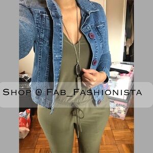 Jaclyn Smith Denim stretch jacket